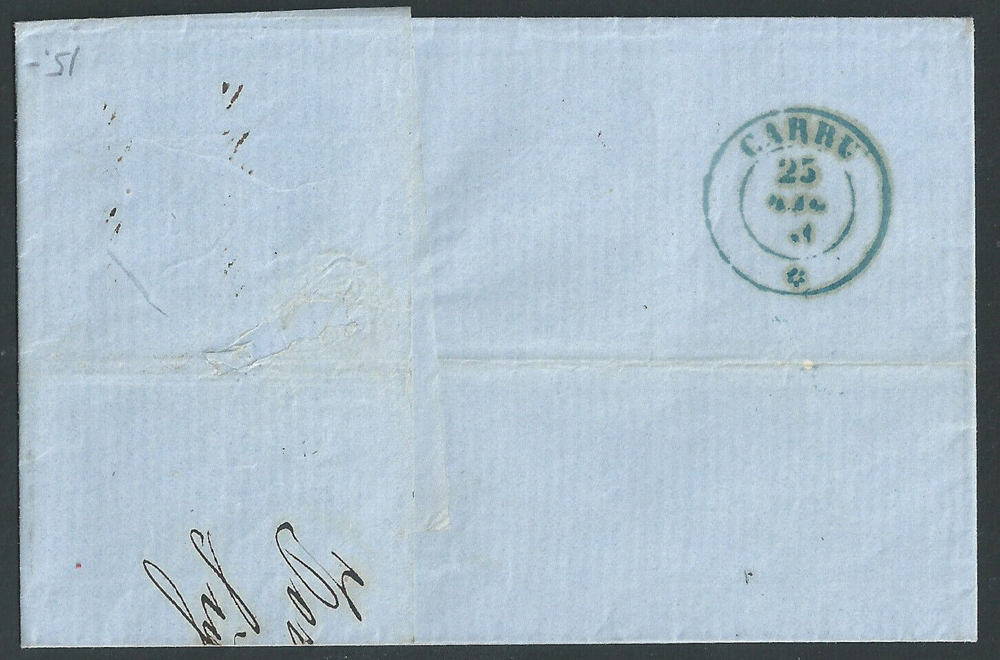 Timbre Sardaigne 1861 20 C. Cobalto Grigio - Certifié Baldichieri - Occasion
